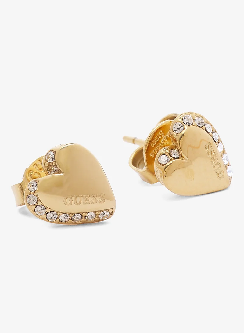 GUESS  Heart Bracelet And  Studs for Women | Best Price UAE